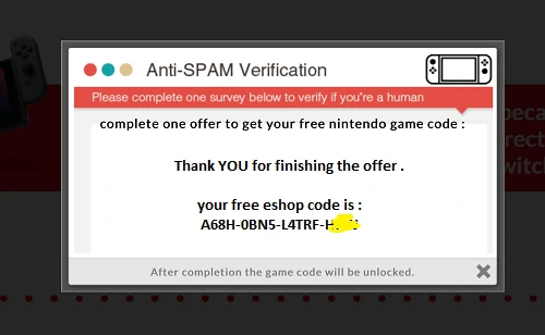 Cách nhận mã trò chơi Nintendo Switch miễn phí